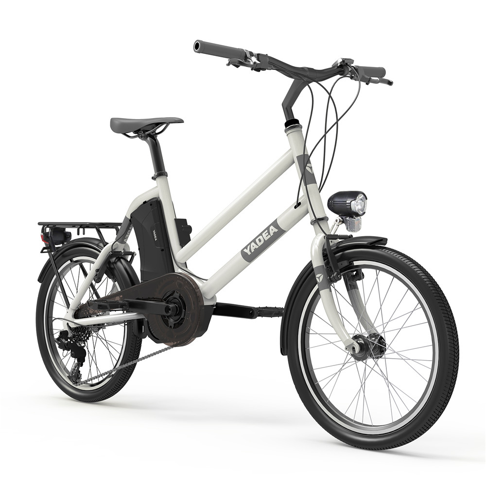 YADEA YT300 20 inch Touring Electric City Bike White Sale Coupon