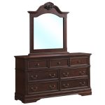 Costway7 Drawers Luxury Chest Dresser Mirror Storage Set Sale Coupon